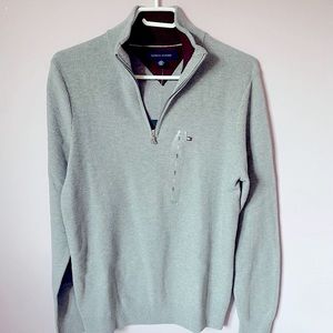 (2/$20) NWT Tommy Hilfiger Quarter Zip Sweater